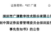 事业辉煌顶格重罚！*ST广道实控人被终身市场禁入